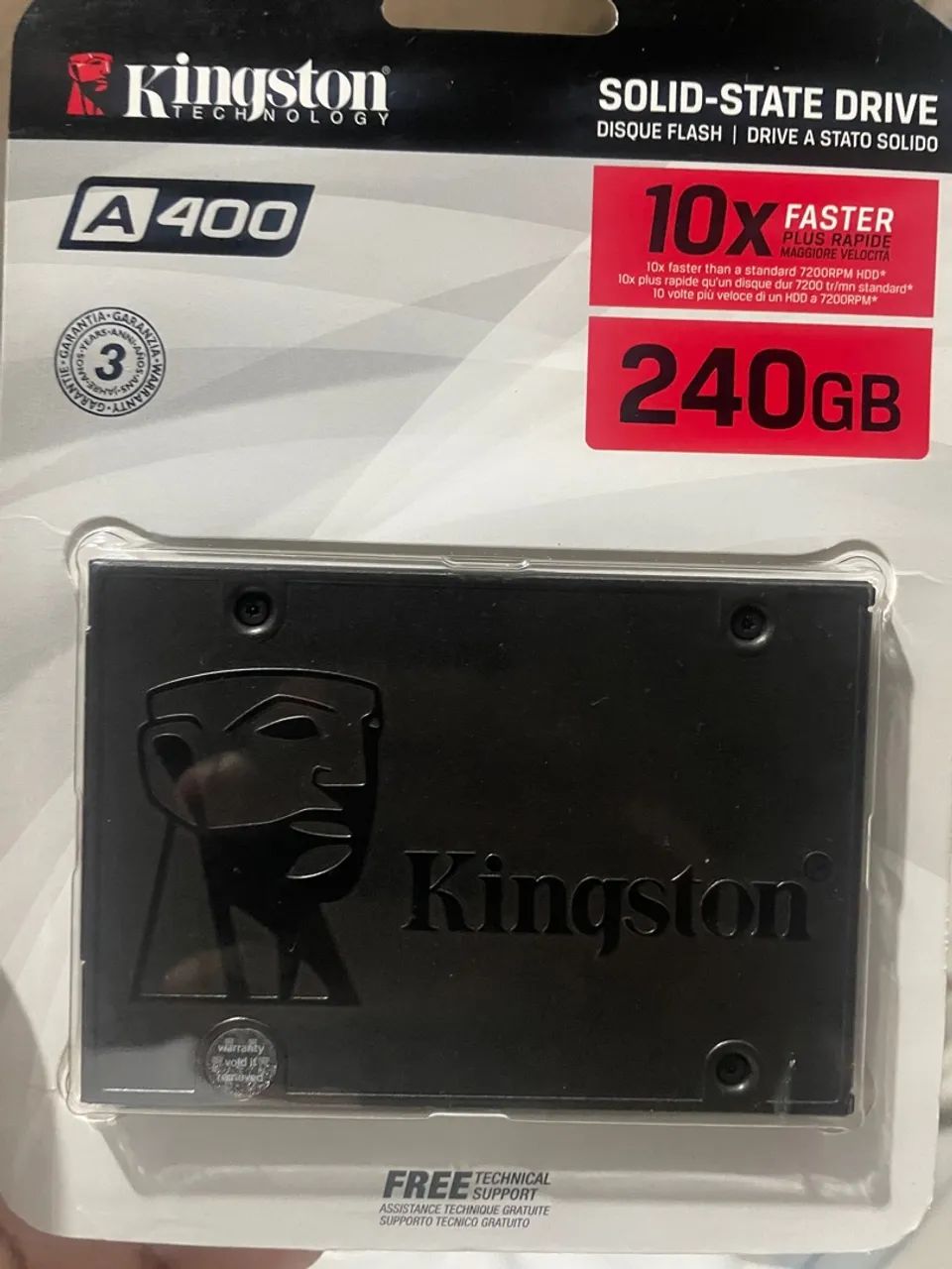 SSD 240GB kingston A400 - Novo - Foto 4