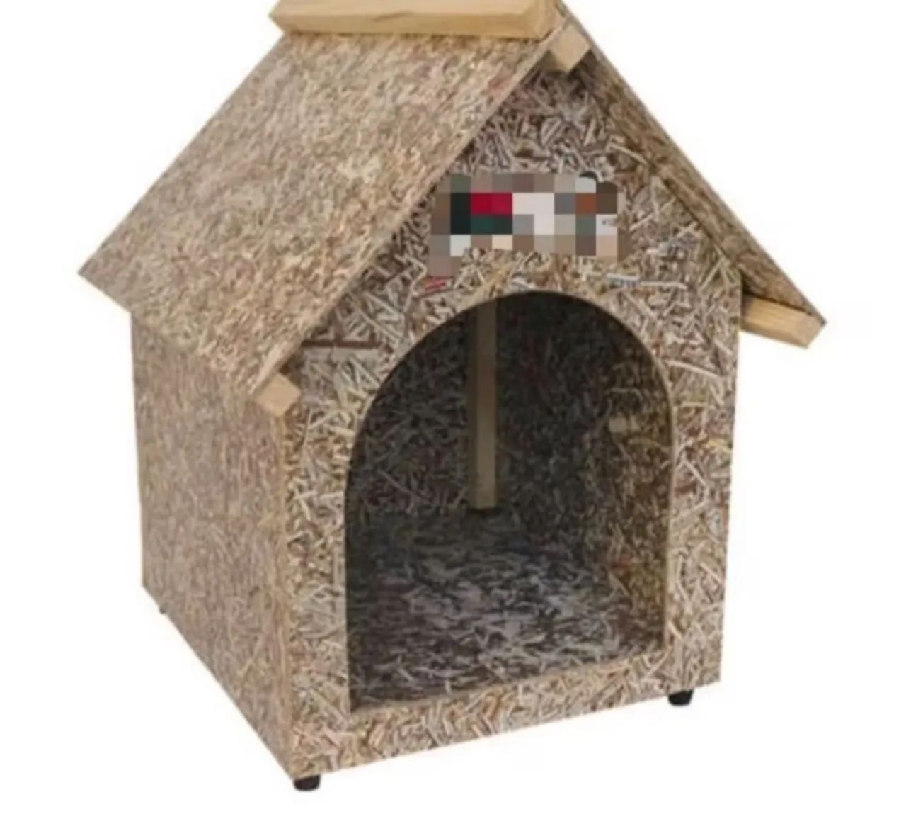 Casinha para cachorro em madeira material ecológico e termica 