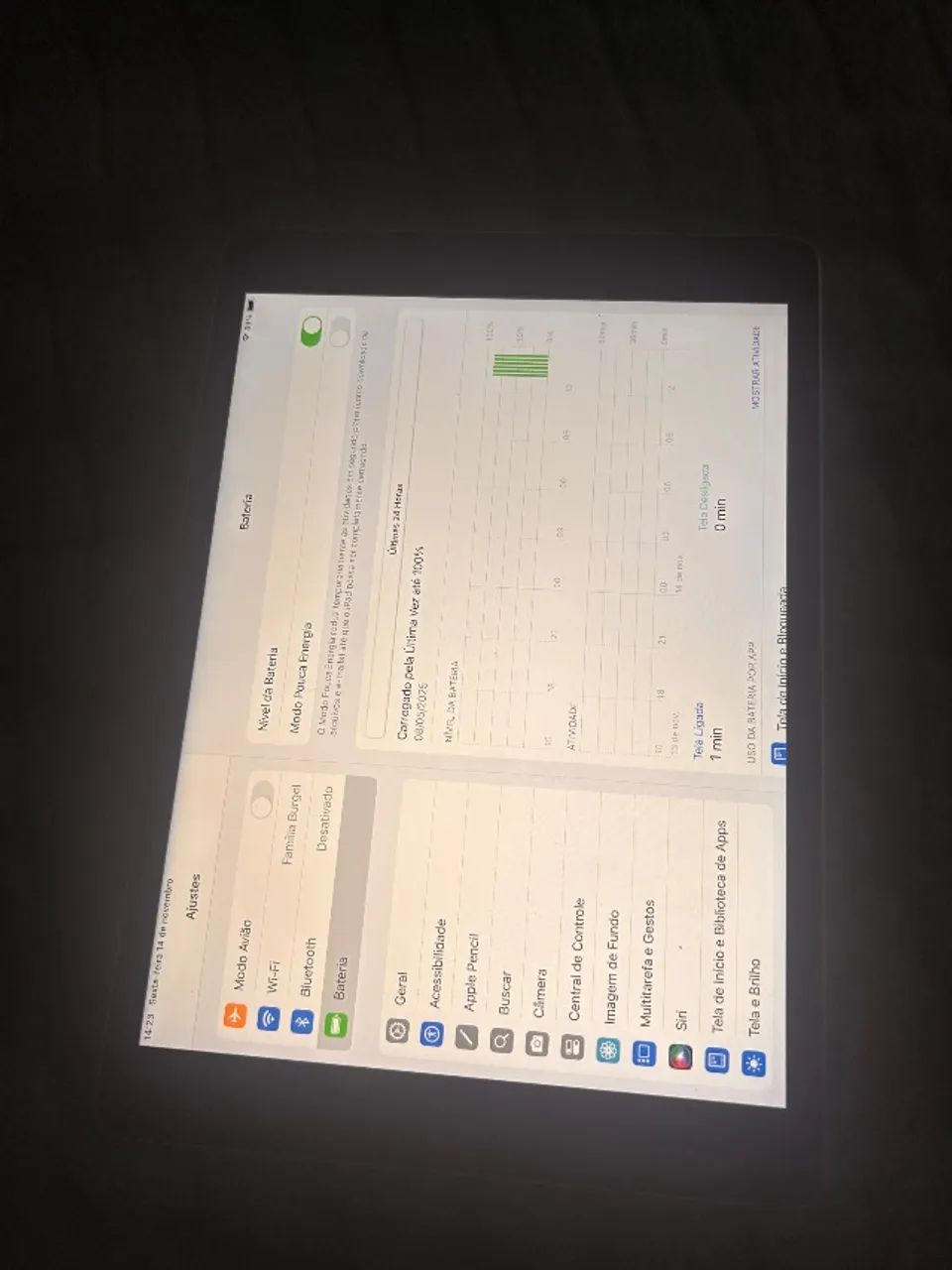 iPad com capa de protecao e caneta original - Foto 2