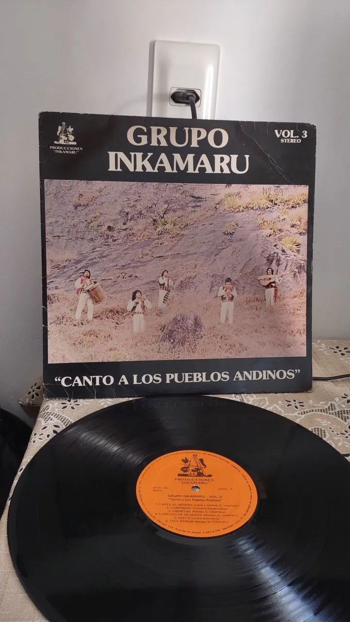 LP Disco de Vinil Canto a los pueblos andinos - Foto 3