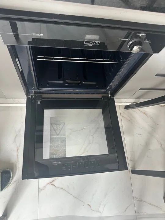 Cooktop bivolt + forno glp 220v Brastemp - NÃO ACEITO PROPOSTA - Foto 2