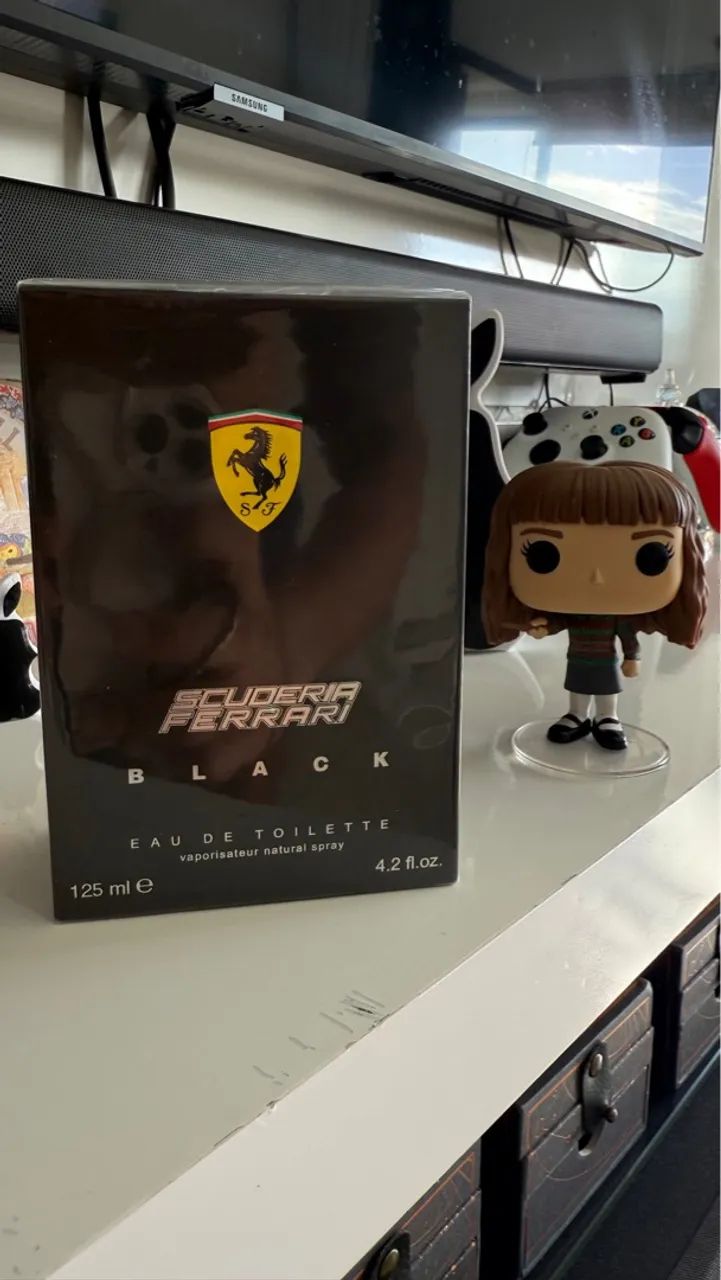 Perfume FERRARI Black EDT 125ml ORIGINAL - Somos Loja
