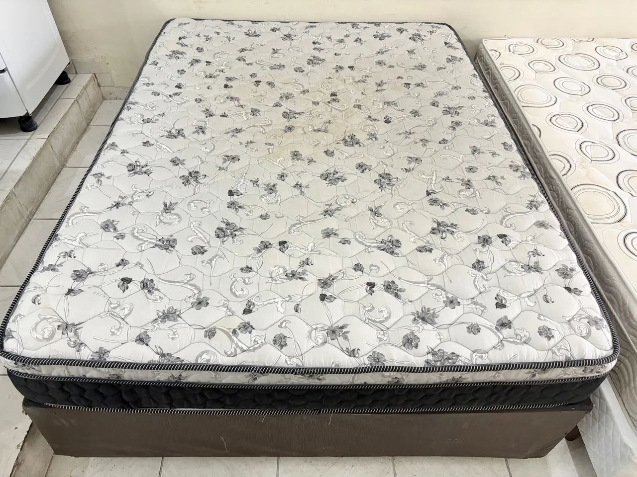 Cama Box de casal com colchão, cama box Ortobom - Foto 2