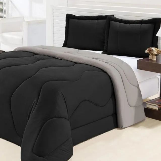 Jogo de Edredom e 2 Fronhas - Diversas Cores