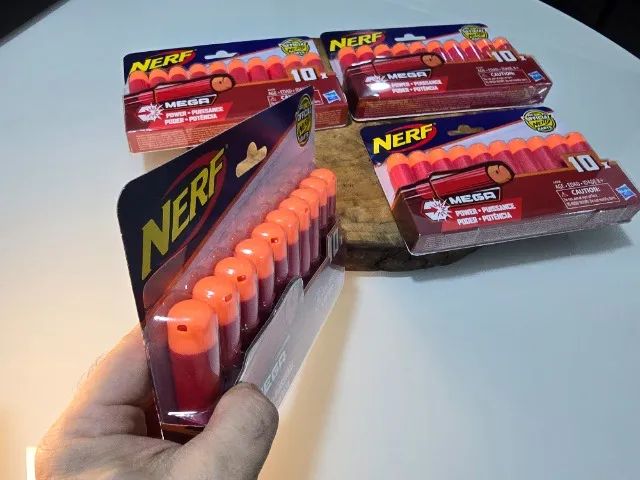 Refil Dardos Nerf Nstrike Mega Series - Original Hasbro ( 10 dardos ) - Foto 5