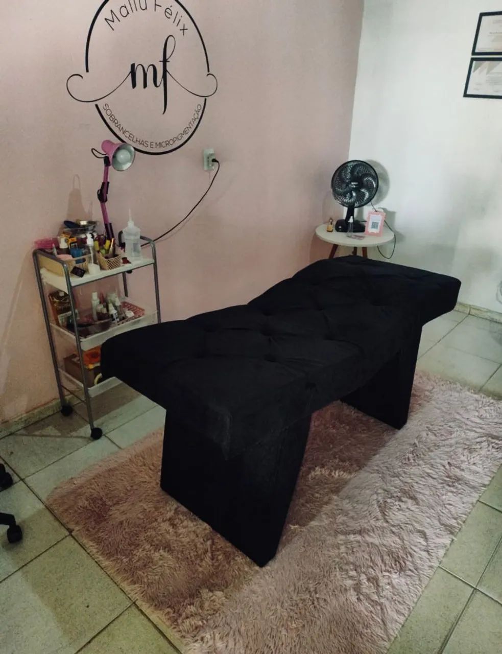 Maca Capitonê luxo em suede 64840823856898121