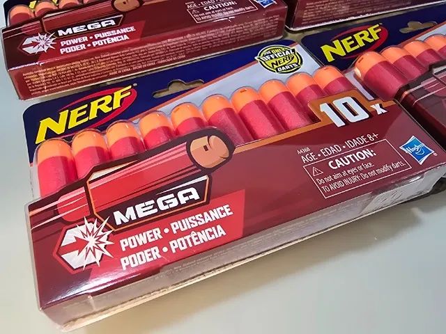 Refil Dardos Nerf Nstrike Mega Series - Original Hasbro ( 10 dardos ) - Foto 2