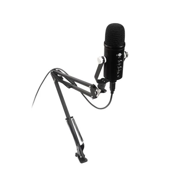 Microfone Streamer USB C3Tech MI-100BK com Suporte Braço Articulado - WZetta - Foto 2