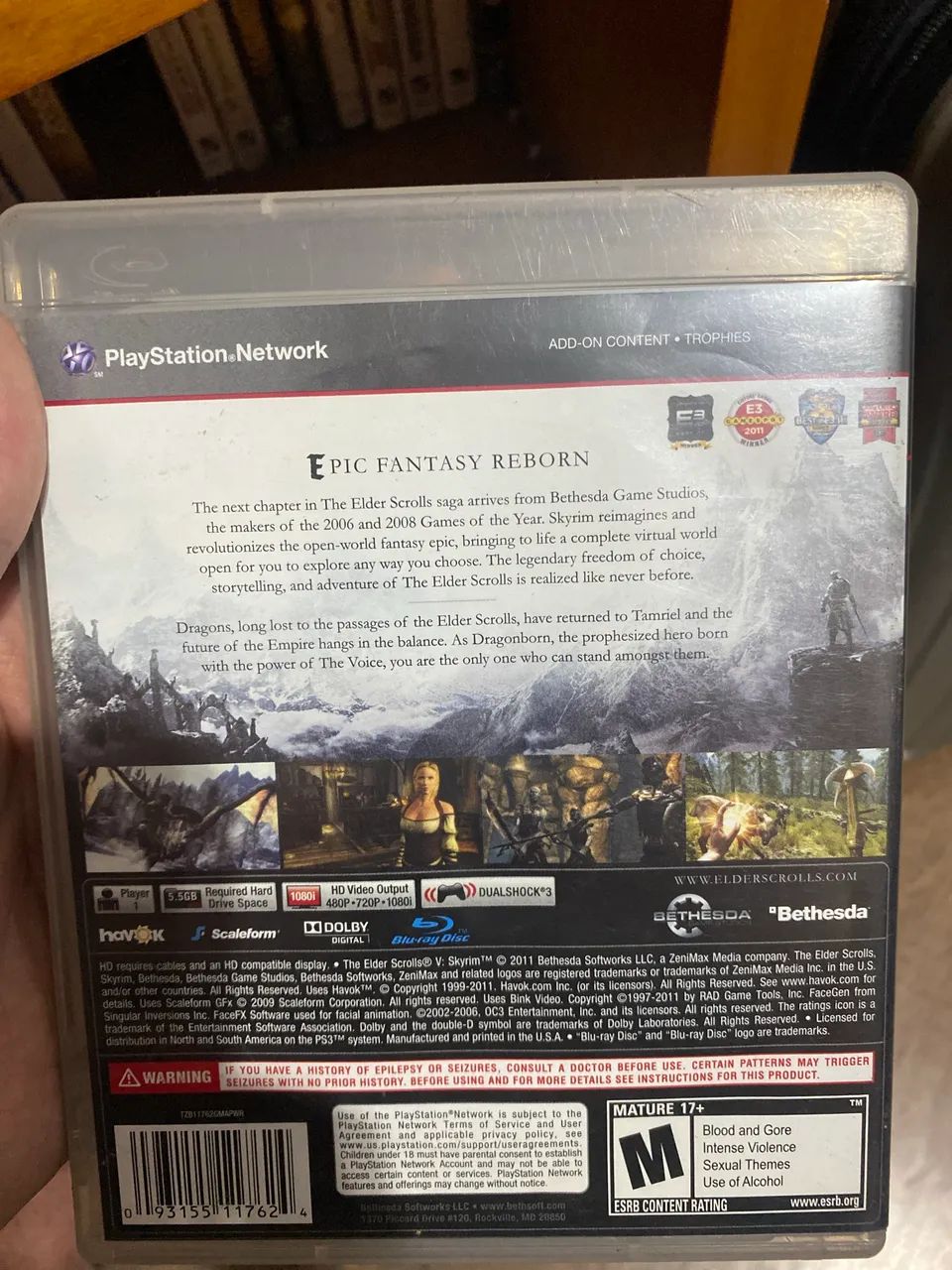 Jogo PS3 Skyrim - Foto 2