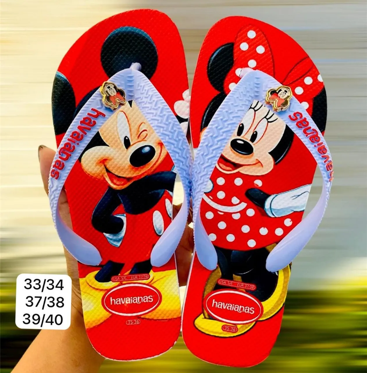 Havaianas Mickey e Minnie Presente Mães