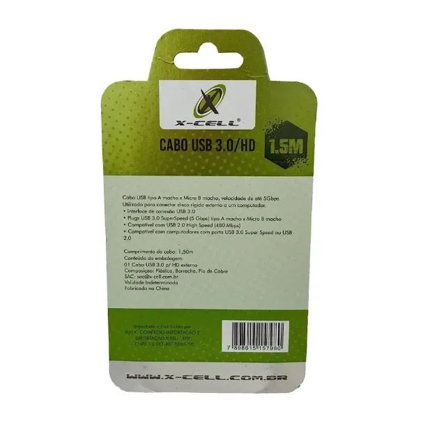 Cabo USB 3.0 Tipo A / HD Externo de 1,5M ( mod XC-CD-42 ) - Foto 2