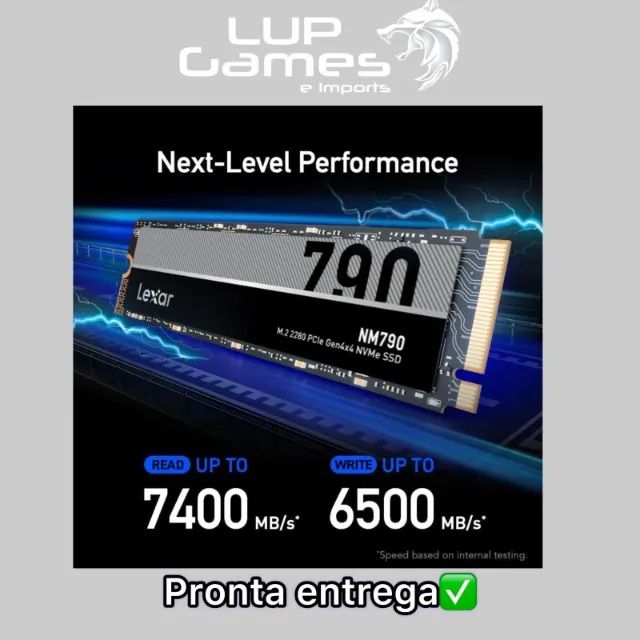 SSD nvme Lexar 2tb 7400mbs (Loja Física/ Garantia) - Foto 4