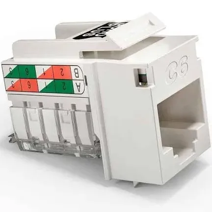 Conector RJ45 Cat6 para Rede Gigabit Ethernet