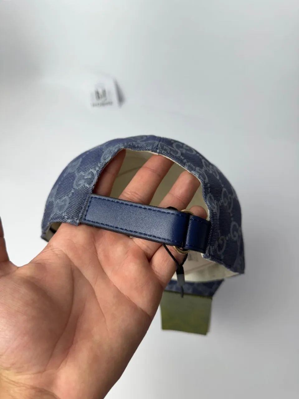 Boné Gucci GG Canvas Azul - Foto 2