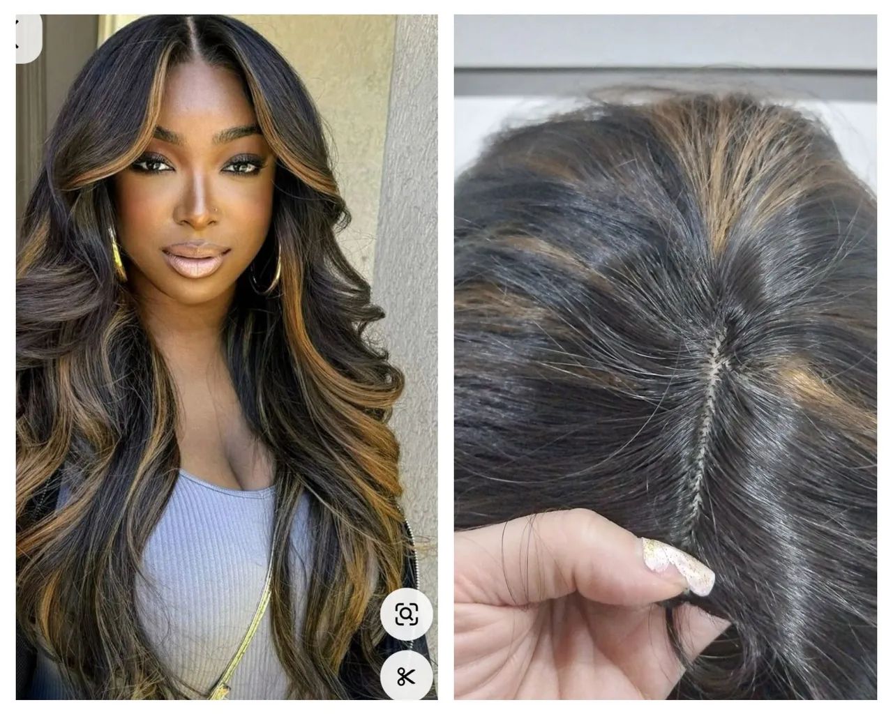 Lace peruca adaptável de cabelo bio humano.
