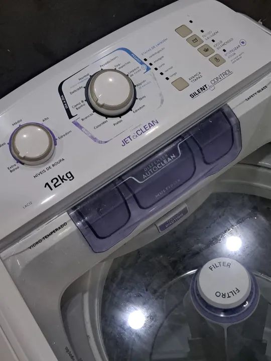 Máquina de Lavar Roupa Electrolux 12kg Branca - Foto 3