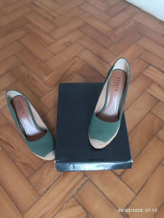 Sandálias Nagata verde 