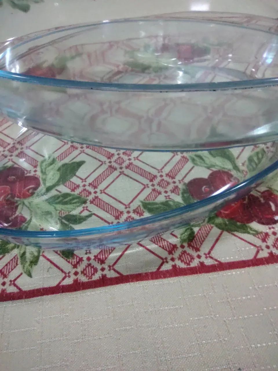 Conjunto Travessa Oval Marinex grande