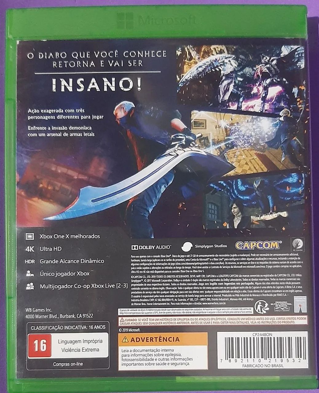 Devil May Cry 5 Xbox One - semi-novo - Foto 4