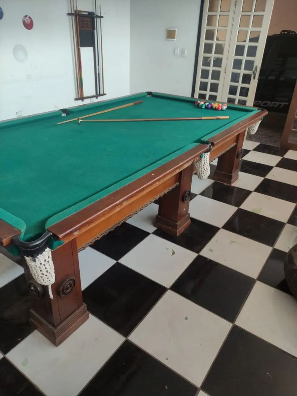 Mesa de Bilhar (Sinucão) em Madeira Maciça - Foto 3
