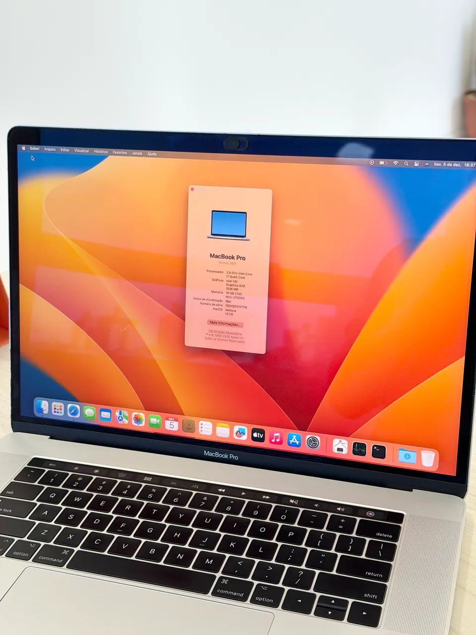 MacBook Pro 2017 - i7 15,4 Pol 16gb 512gb - Notebooks - Capoeiras