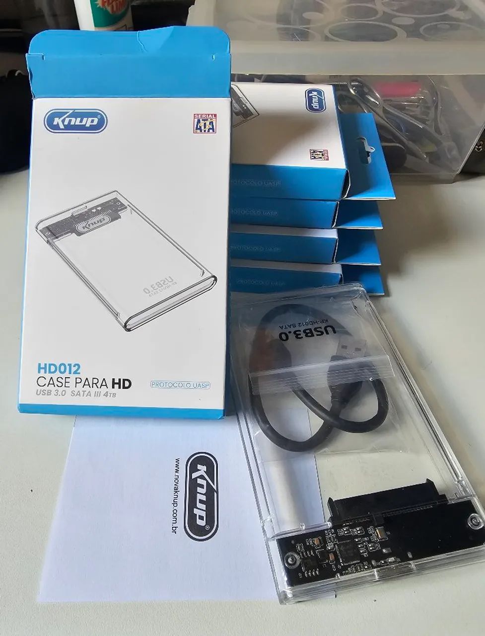 Case para SSD e HD 2.5" USB 3.0.