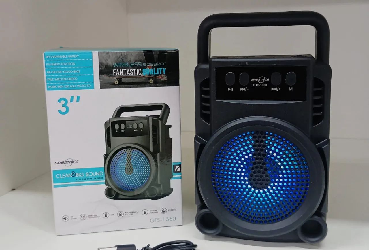 Caixa de Som Bluetooth GTS-1360
