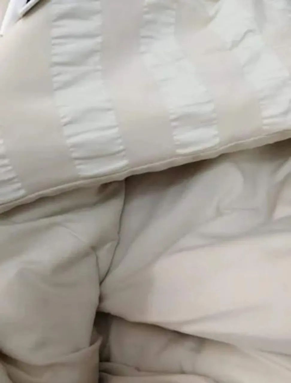 NOVO - Kit cobre leito Edredom Queen Bege 5 peças A Casa - Cama dos sonhos.<br> - Foto 5