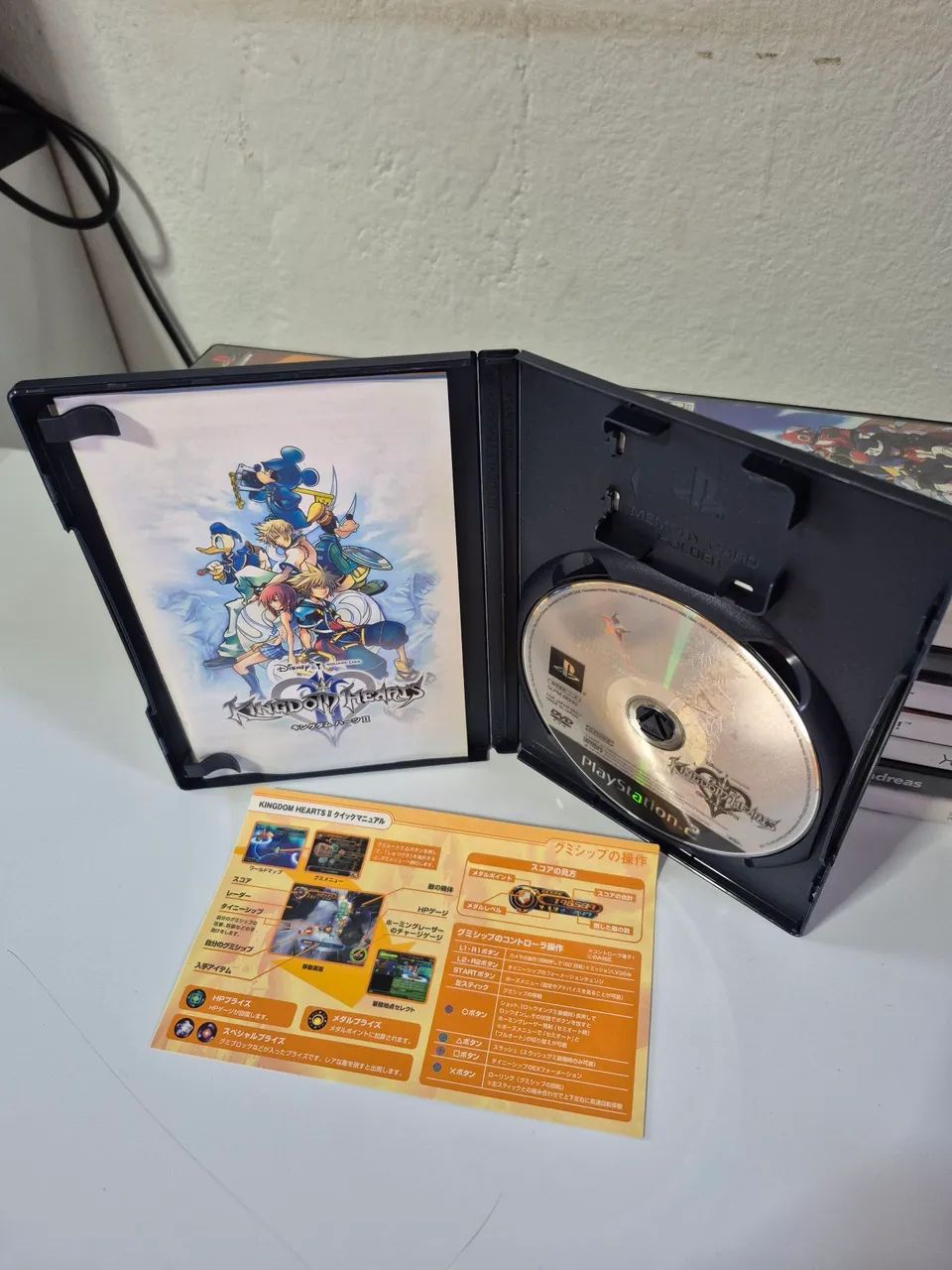 Kingdom Hearts 2, PS2 Japonês Original (Mídia Física) - Usado