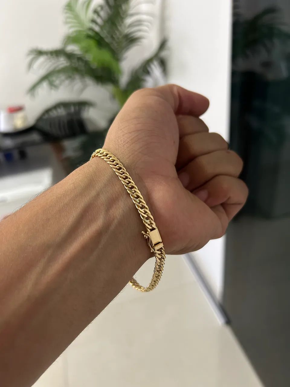 Pulseira grumet dupla ouro 18k nova  - Foto 2