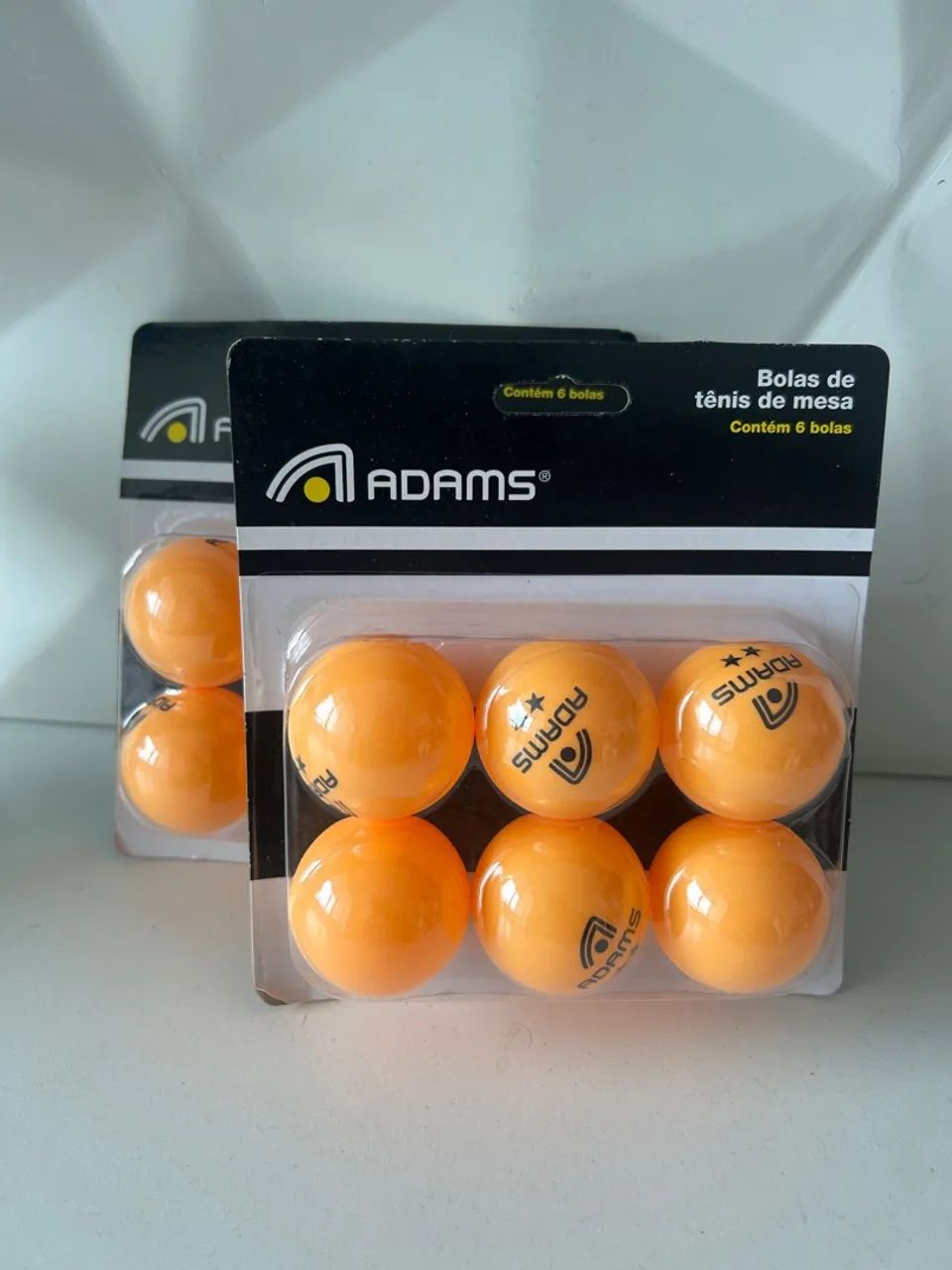 Bolas de Tênis de Mesa Adams - Kit com 6 Unidades - Foto 3
