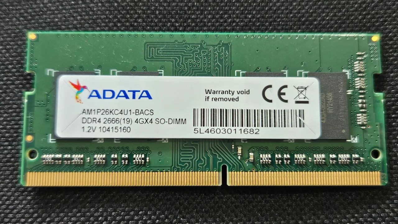 Memória RAM 4GB DDR463824112074499120