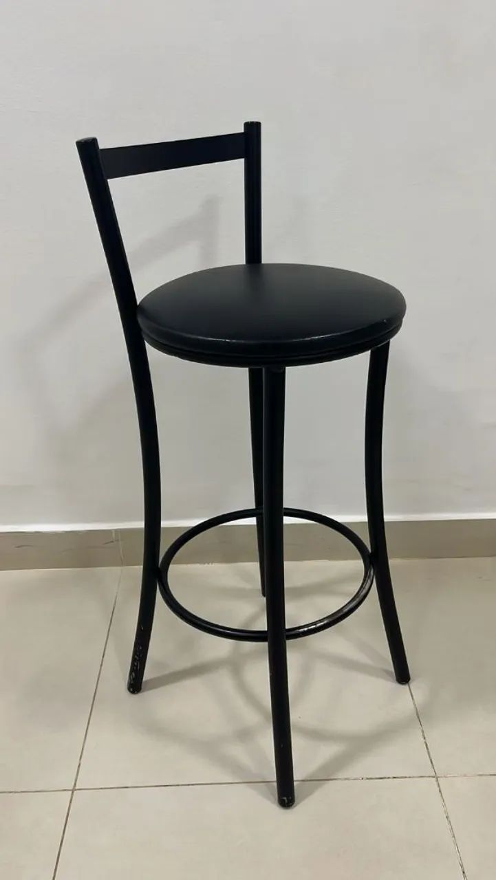 Banqueta alta para comercio