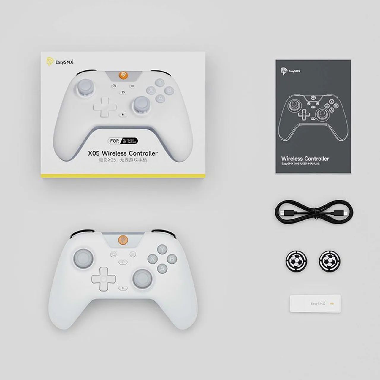 Controle EasySMX X05 WHITE Hall