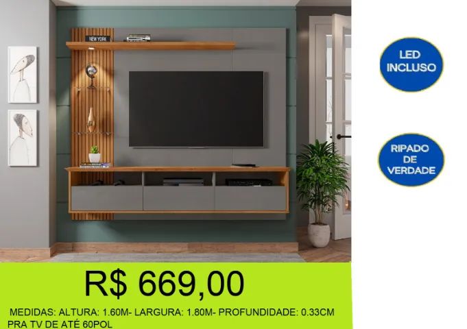 Painel para até 60 polegadas - Foto 3