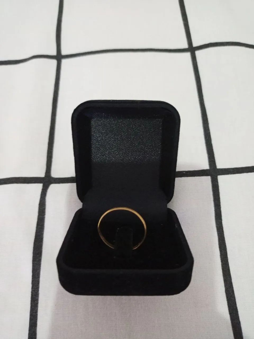 Anel de Ouro Delicado 18 - 1g - Foto 2