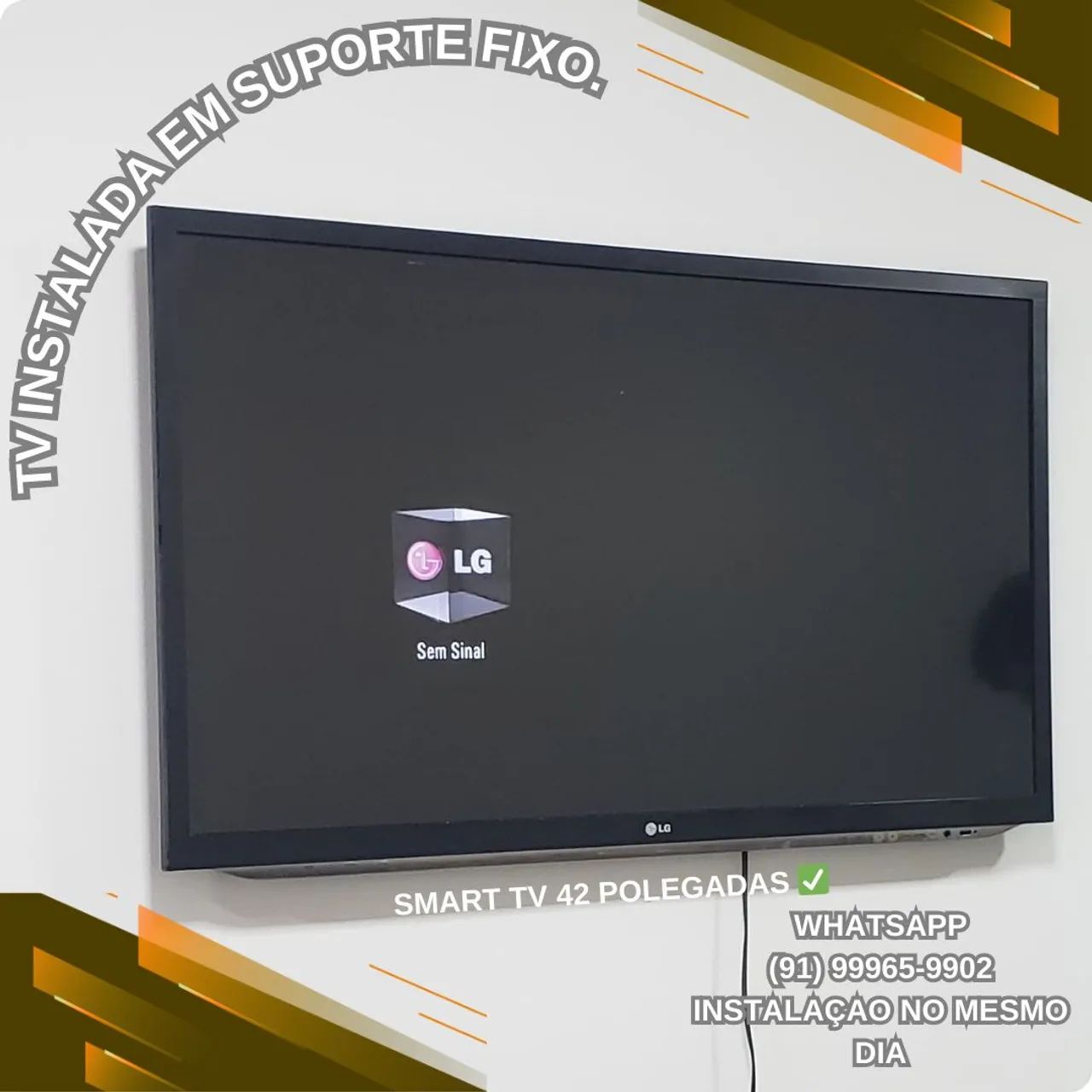 Suporte Fixo-(com instalação inclusa)
