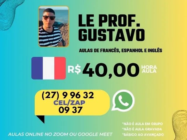 Aulas de Francês Online - Sessão Experimental Grátis!