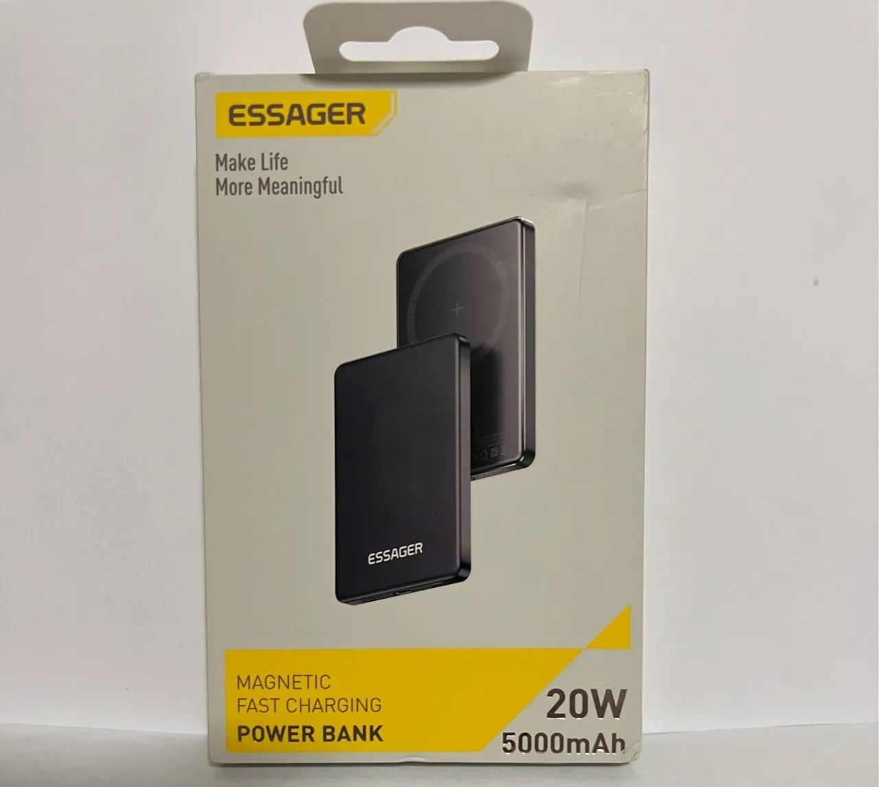 Carregador  magsafe Essager fino sem fio magnético rápido para iphone e Samsung - Foto 2