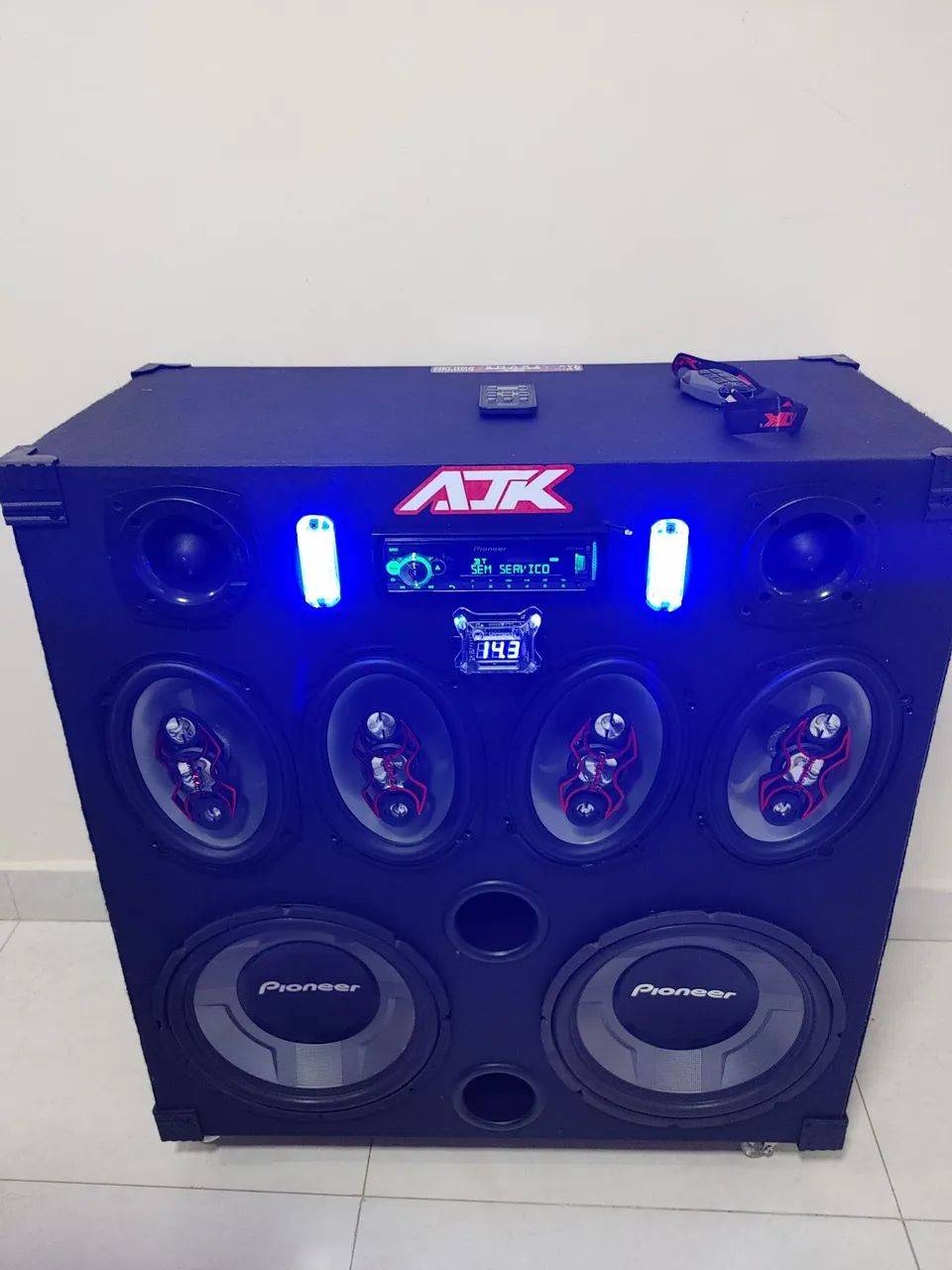 Caixa de som BOB Residencial Pioneer c/ Bluetooth