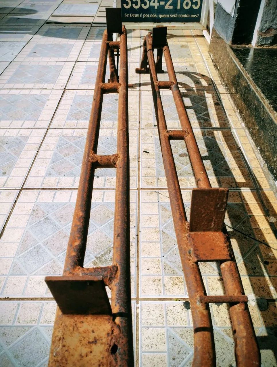 Bagageiro rack teto f75  Ford rural - Foto 4