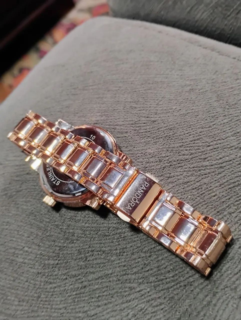 Relógio Pandora Feminino Dourado rose  - Foto 3