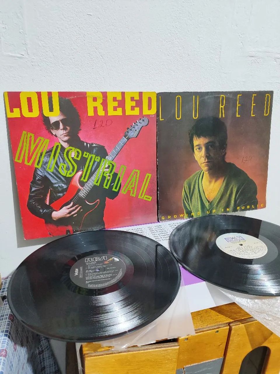 LPs Lou Reed - Mistrial e Growing Up in Public