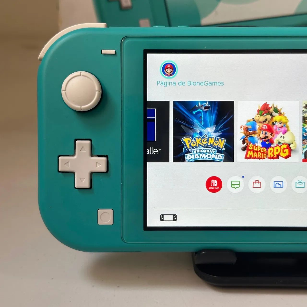 Nintendo Switch Lite Turquesa Desbloqueado 256gb Usado - Foto 4