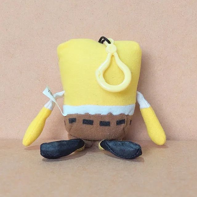 brinquedo - pelúcia chaveiro Bob Esponja (usada) - Foto 3