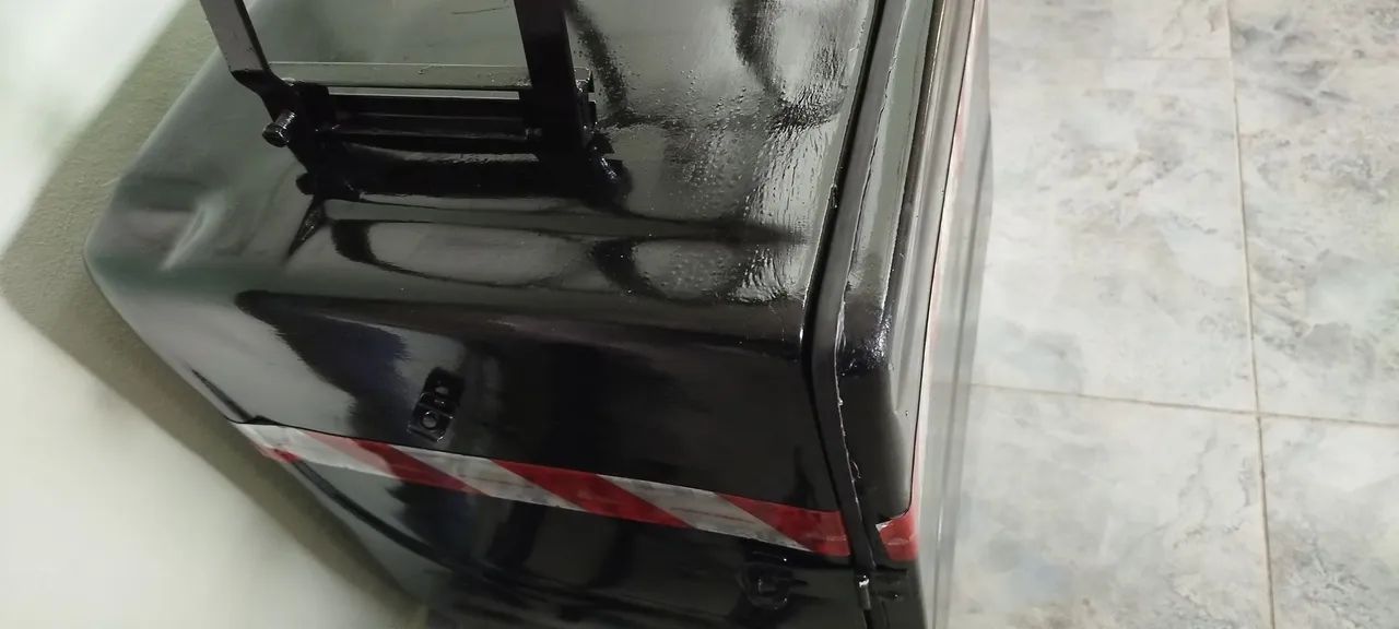 Baú de fibra para moto     - Foto 3