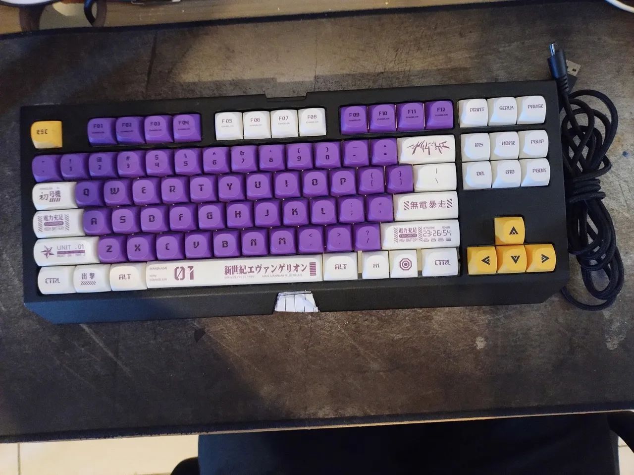 Teclado Razer Blackwidow Chroma V2 Customizado - Foto 3