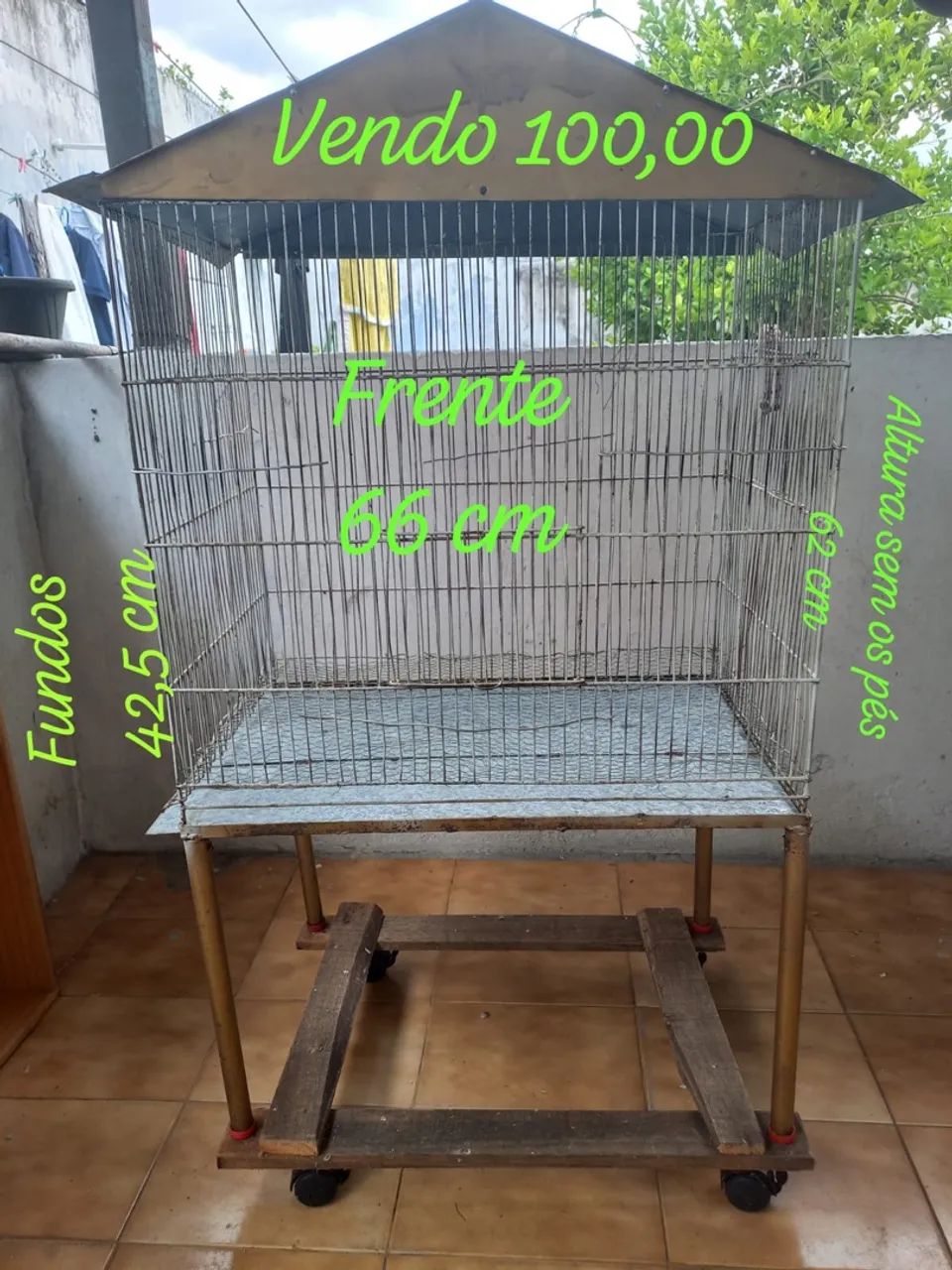 Gaiola para Pássaros - R$ 100,00 CADA UMA