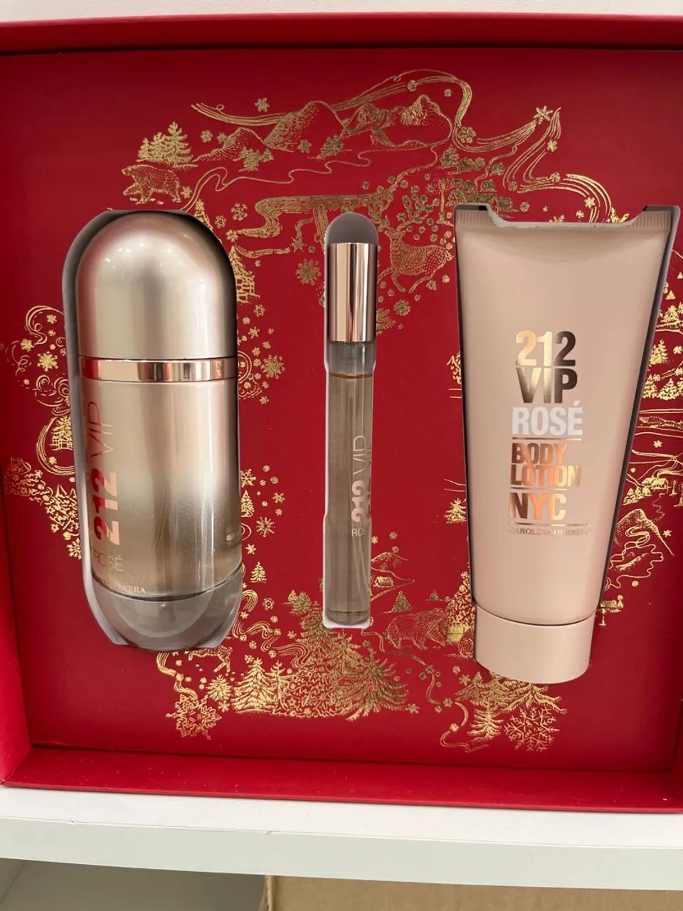 Kit Perfume 212 Vip Rosé edp 80ml Carolina Herrera - Foto 2