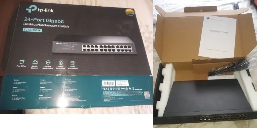 Switch Gigabit TP-Link 24 Portas TL-SG1024D - Foto 2